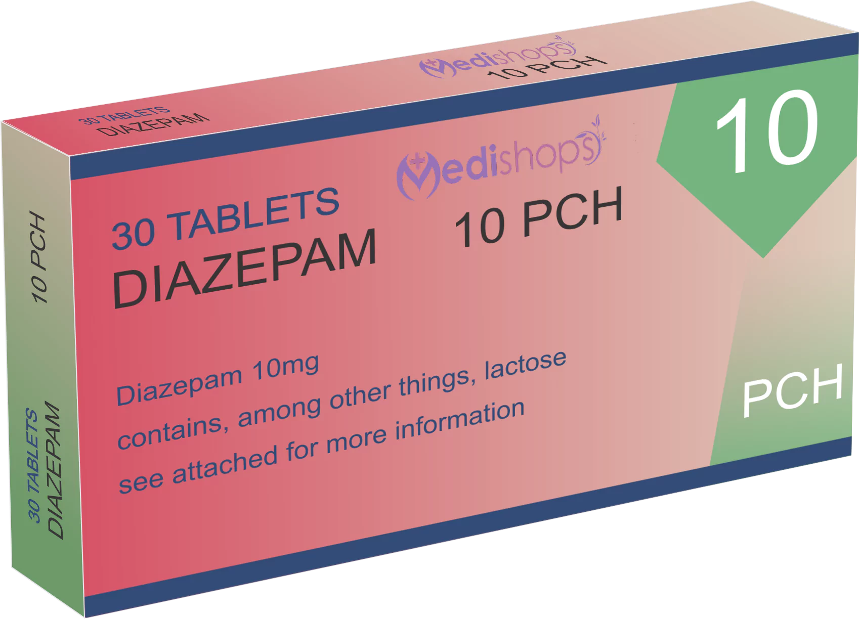 Diazepam 10 mg 30 Tablets