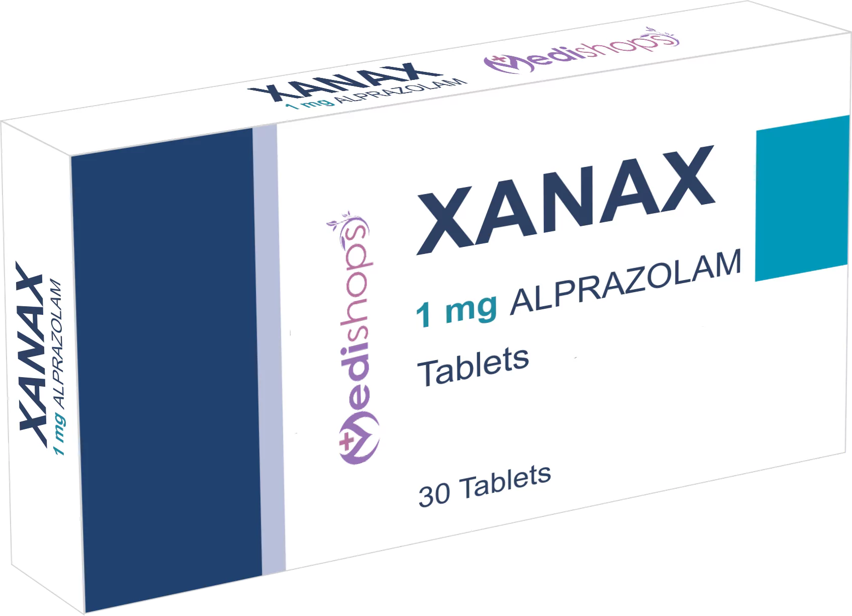 Xanax 1 mg Alprazolam 30 Tablets