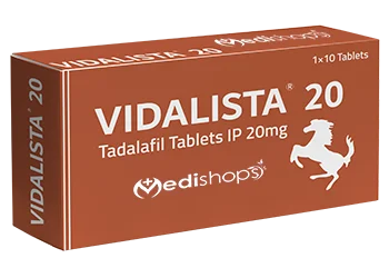 Vidalista 20MG 10 Tablets Medishops.net