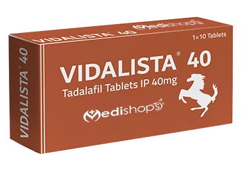 Vidalista 40MG 10 Tablets Medishops.net