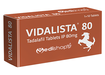 Vidalista 80MG 10 Tablets Medishops.net
